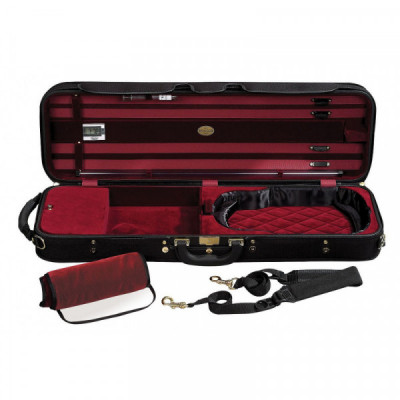 Winter Violinkoffer Super Light JW 3024 schwarz/bordeaux
