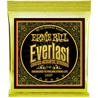 ERNIE BALL Saitensatz, Akustik, Everlast Bronze, Light 11-52