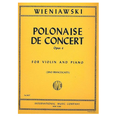 Polonaise de concert d major op. 4