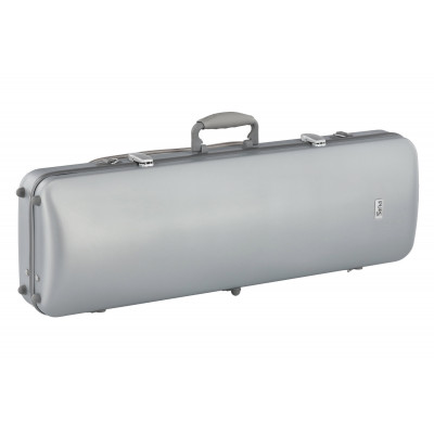 PURE GEWA Violinkoffer Polycarbonat Silber 4/4 - 1/2