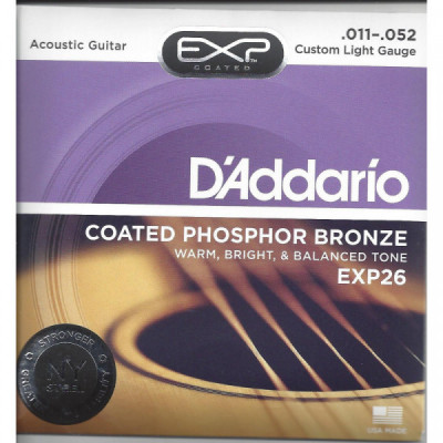 D'Addario Saitensatz für Akustikgitarre EXP26
