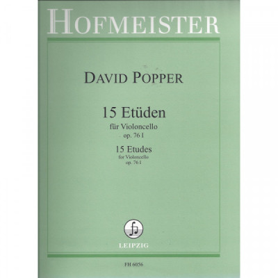 David Popper, 15 Etüden op76/1