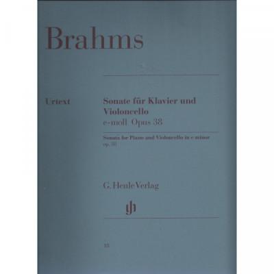 Brahms - Cellosonate 1 e-moll op.38