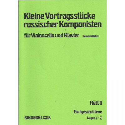 Kleine Vortragsstücke russischer Komponisten 2