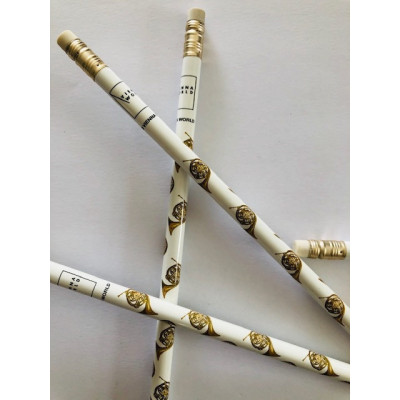 Bleistift mit Hornaufdruck