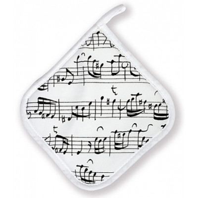 Topflappen Notenzeilen