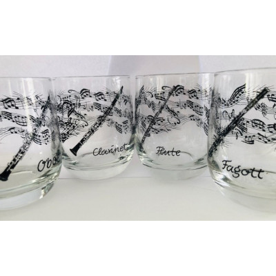 Gläser-Set Holzblasinstrumente