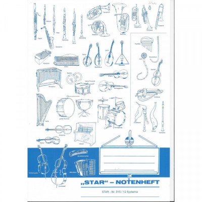 "STAR" Notenheft DIN A4