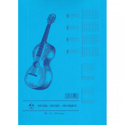 "STAR" Notenblock für Gitarre "STAR" Notenblock für Gitarre