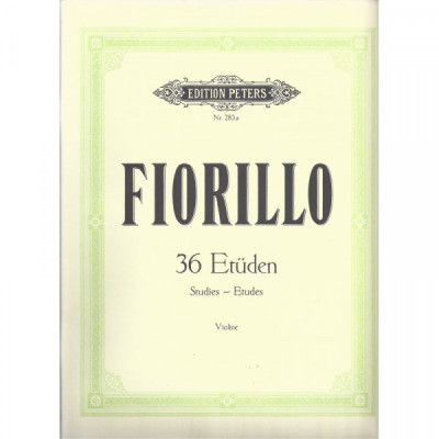 Fiorillo 36 Etüden