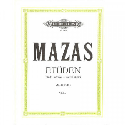 Mazas Etüden Heft 1
