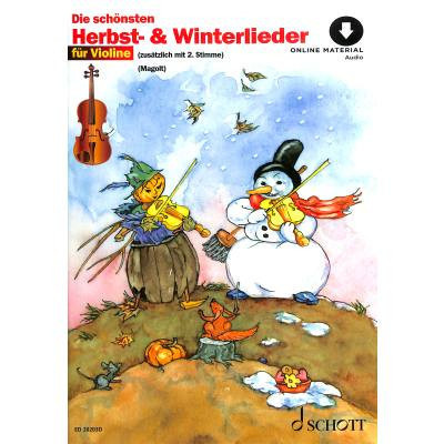 Die schönsten Herbst- & Winterlieder für Violine