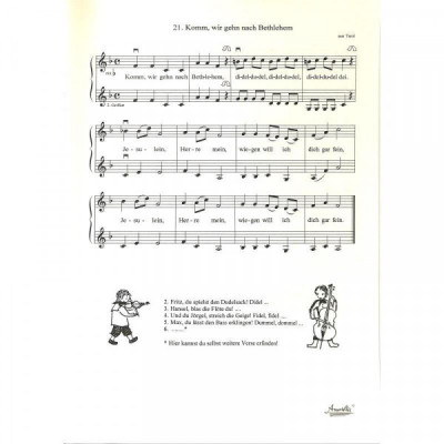 Mein Weihnachtsliederbuch für die Geige