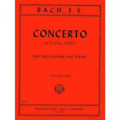 Bach Johann Sebastian KONZERT D-MOLL BWV 1043