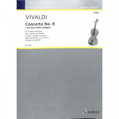 Vivaldi Antonio Concerto grosso a-moll op 3/8 RV 522 F 1/177