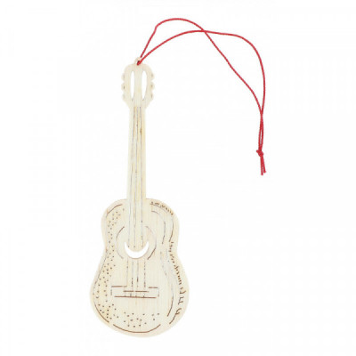 Konzertgitarre-Anhänger aus Pappelholz