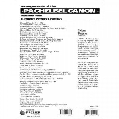 Pachelbel Johann Kanon D-Dur