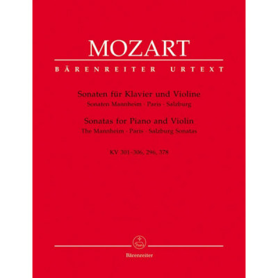 W.A. Mozart - Sonaten für Klavier und Violine (KV 301-306, 296, 378)