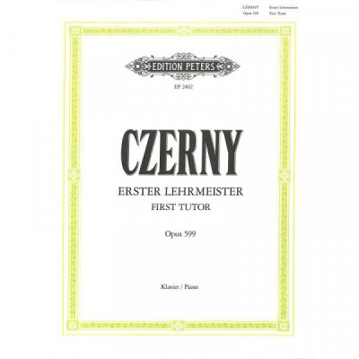 Czerny - Erster Lehrmeister, op. 599