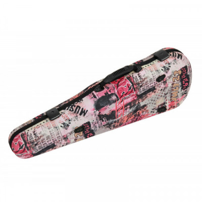 Winter Violinformetui Greenline Dekor 4/4, PI Wave