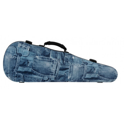 Winter Violinformetui Greenline Dekor 4/4, Jeans