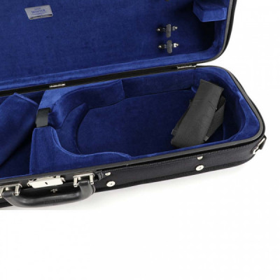 J. Winter Leichter Holzkoffer für Violine JW 3023 schwarz/blau J. Winter Leichter Holzkoffer für Violine JW 3023 schwarz/blau