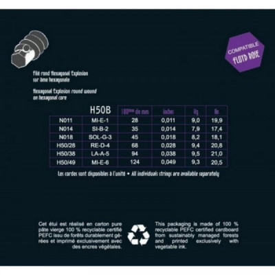 Savarez E-Gitarre-Saiten Hexagonal Explosion Nickel 11-49 Savarez E-Gitarre-Saiten Hexagonal Explosion Nickel 11-49