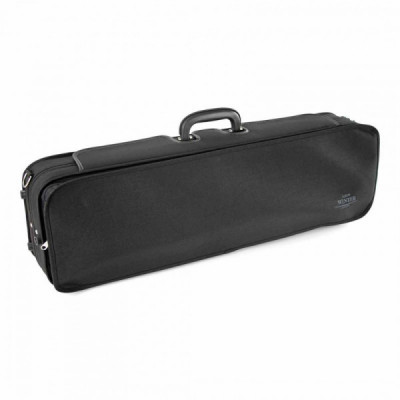 J. Winter Leichter Holzkoffer für Violine JW 3023 schwarz/blau