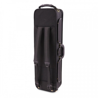 J. Winter Leichter Holzkoffer für Violine JW 3023 schwarz/blau