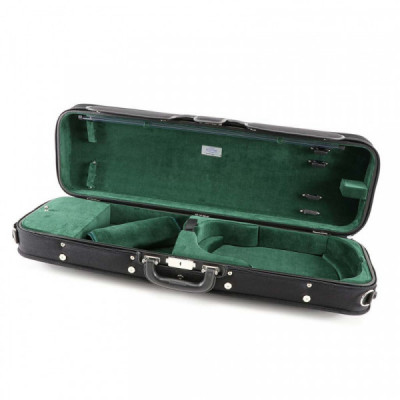 J. Winter Leichter Holzkoffer für Violine JW 3023 schwarz/blau