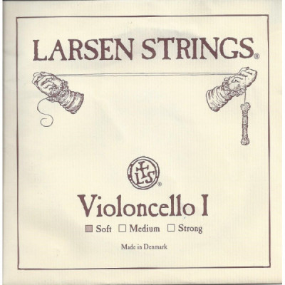 Larsen Cellosaite A Chromstahl 4/4